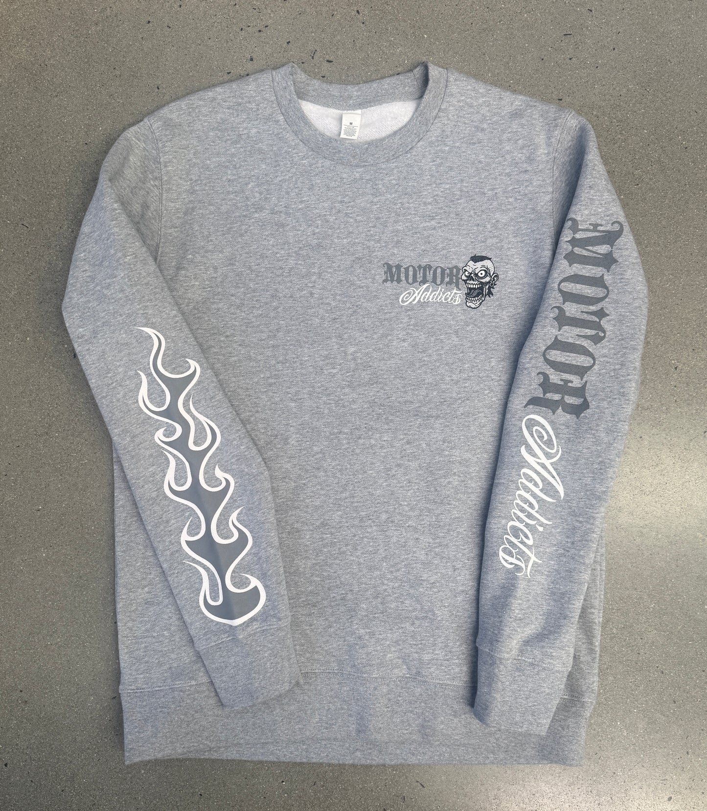 Motor Addicts Crew - Grey